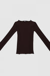 BASERANGE Long Sleeve T-Shirt TTML Collection Ribbed Cotton Portugal BAS-TACTILE TTML-RB-SP24-TACTILE TTML